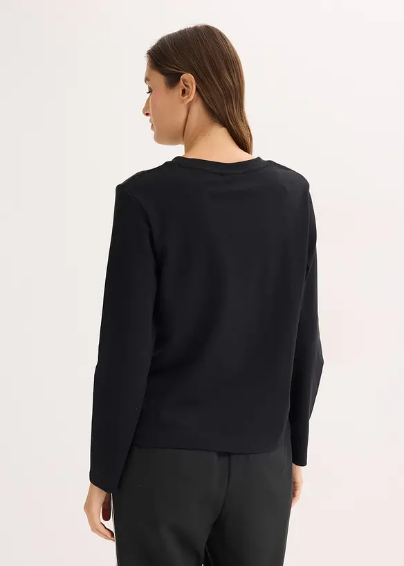 Langarmshirt aus reiner Bio-Baumwolle, bonprix