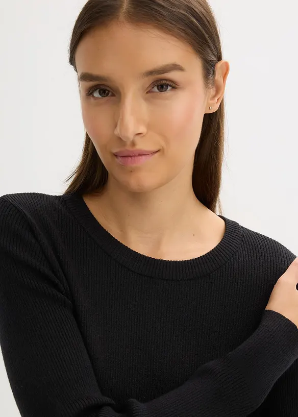 Feinstrickpullover aus softem Viskose-Mix, bonprix