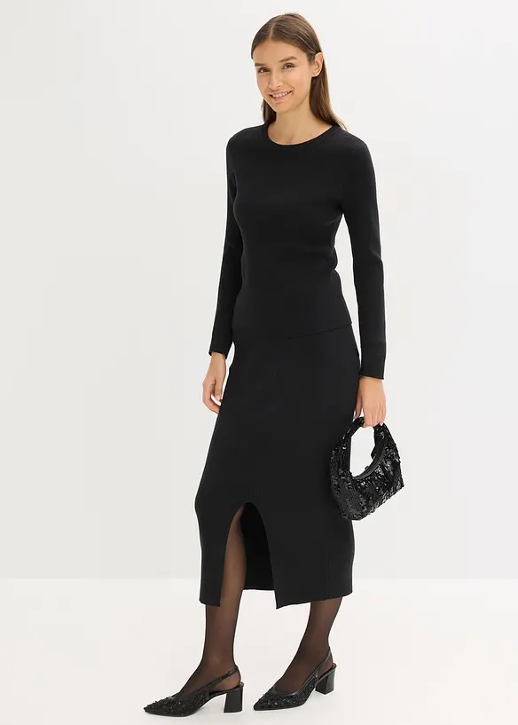 Feinstrickpullover aus softem Viskose-Mix, bonprix