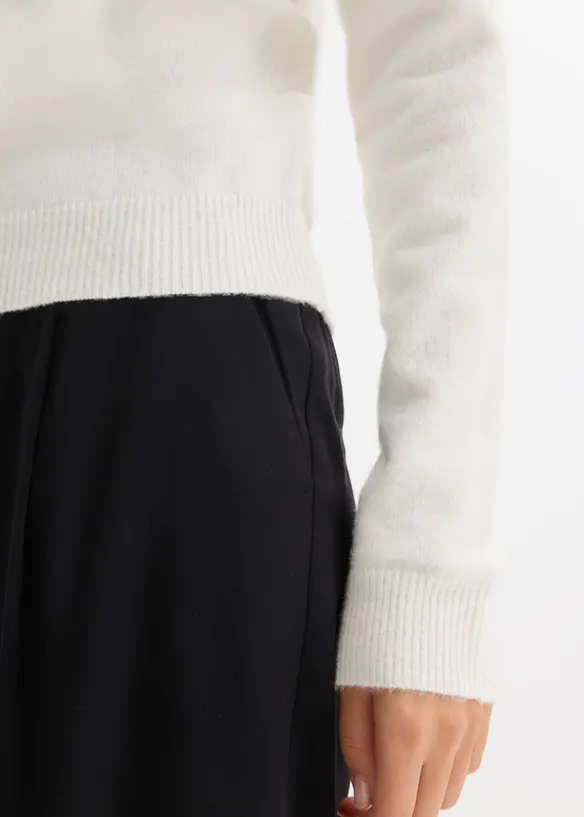 Oversize Pullover mit Camrenausschnitt, bonprix