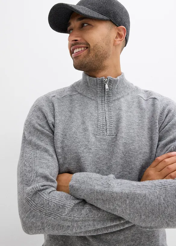 Pull contenant de la laine, bonprix