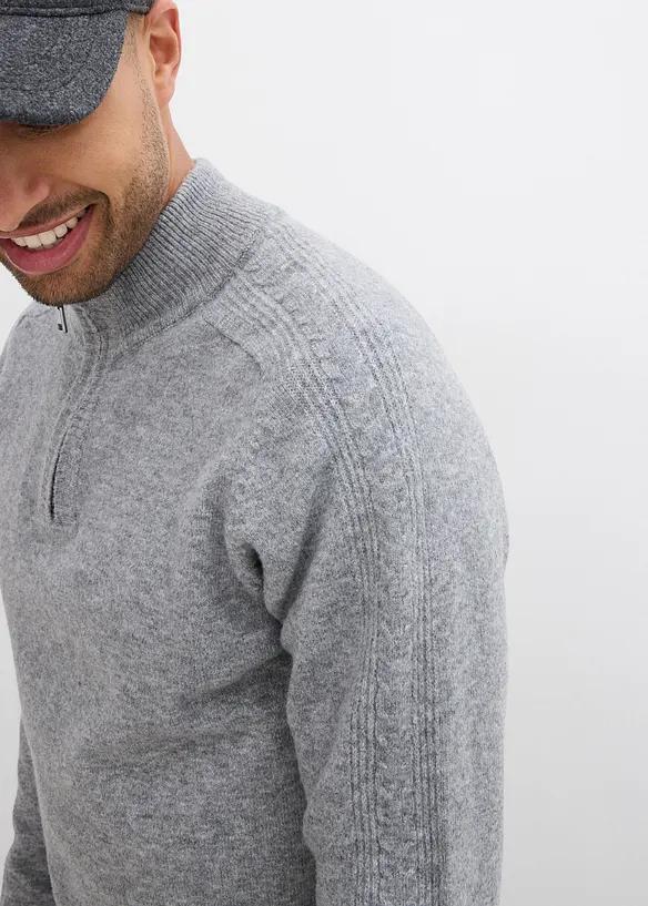Pull contenant de la laine, bonprix
