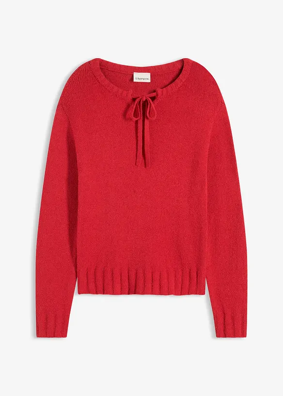 Grobstrick-Pullover mit Bindelösung, bonprix