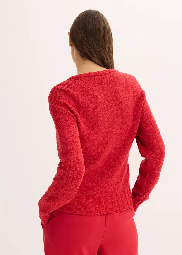 Grobstrick-Pullover mit Bindelösung, bonprix
