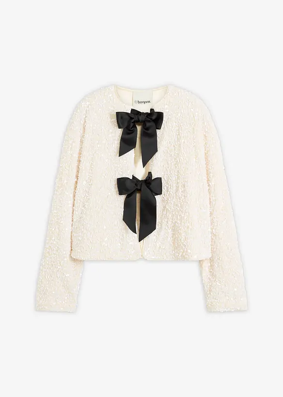 kurze Pailletten-Jacke, bonprix