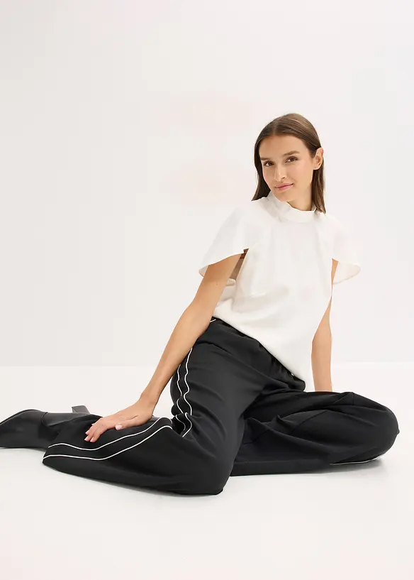 Palazzo-Hose mit Zierstreifen, bonprix
