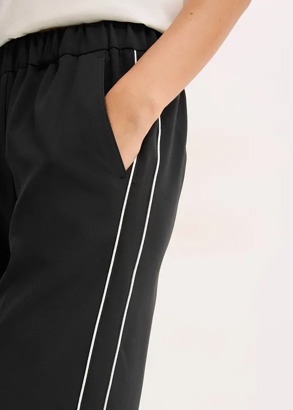 Palazzo-Hose mit Zierstreifen, bonprix