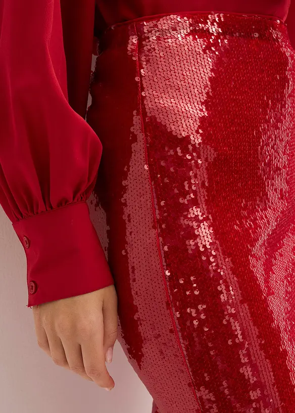 Pailletten-Midirock, bonprix