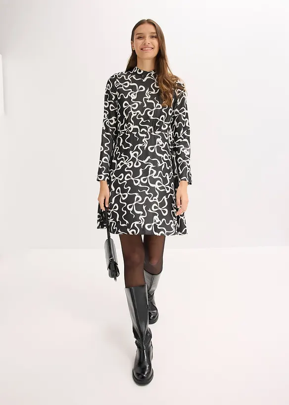 Midikleid aus fließendem Viskose-Mix, bonprix