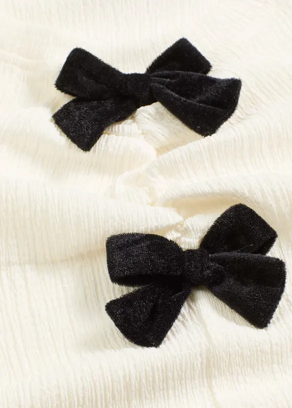 Langarmshirt aus strukturiertem Crêpe, bonprix