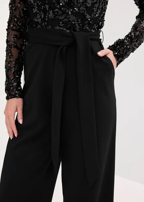 Overall mit Paillettenstickerei, bonprix