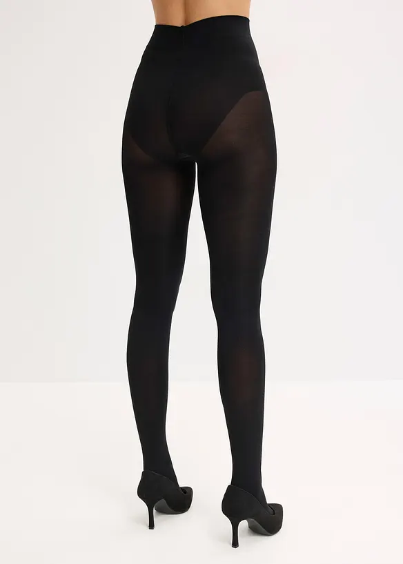 Formende ultra-blickdichte Strumpfhose mit  Belly-Control und Komfortbündchen, 80 DEN, bonprix