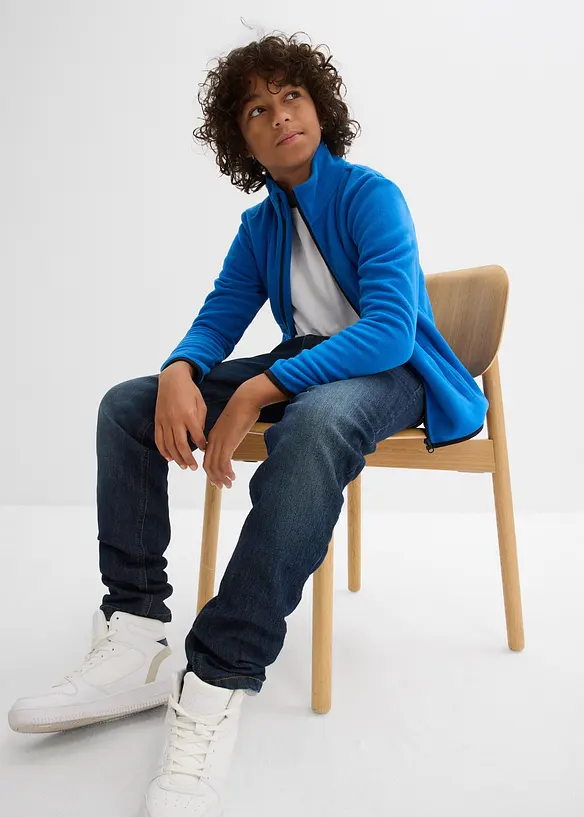 Fleecejacke mit Stehkragen (2er Pack), bonprix