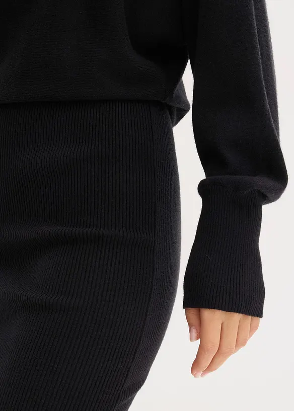 Strickkleid aus softem Viskose-Mix, bonprix