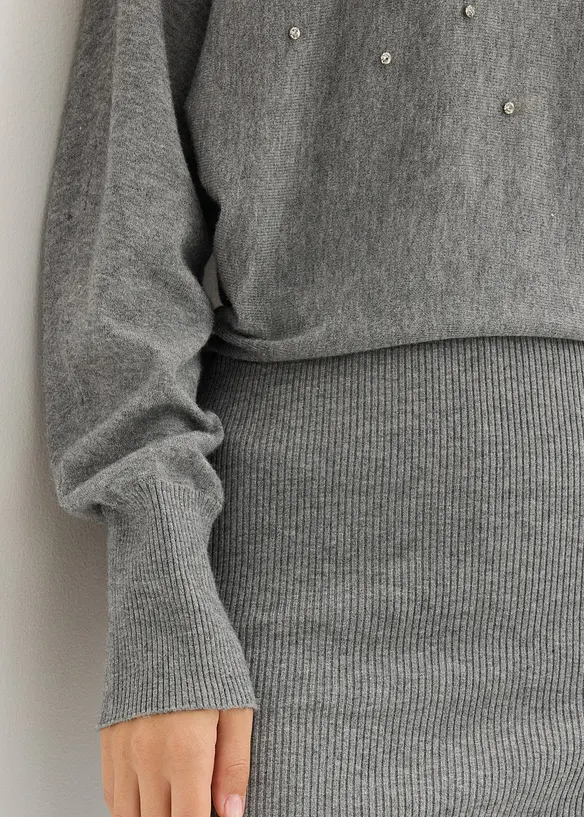 Strickkleid aus softem Viskose-Mix, bonprix