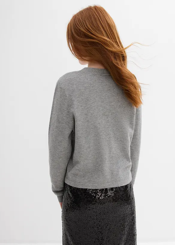 Gilet doux en maille, viscose majoritaire, bonprix