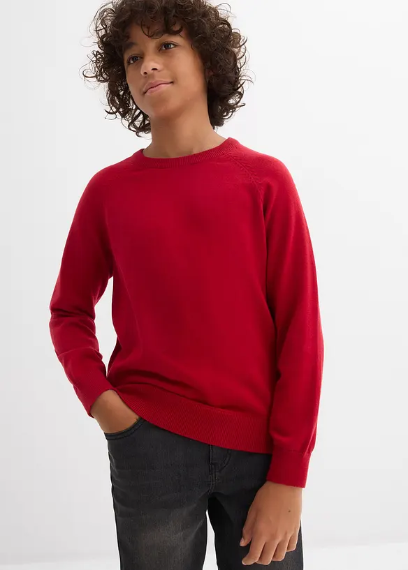 Feinstrickpullover aus reiner Baumwolle, bonprix