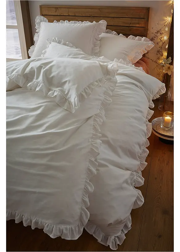 Bettw&auml;sche mit R&uuml;schen, bonprix