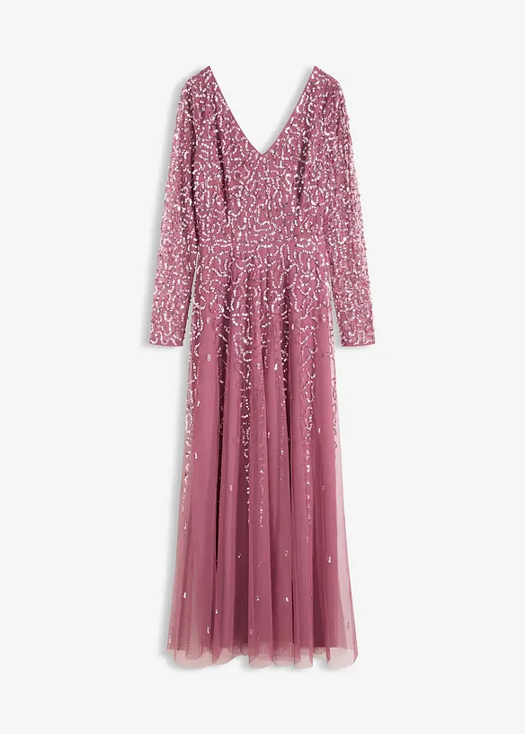 Maxi- oder Abendkleid mit Pailletten, bonprix