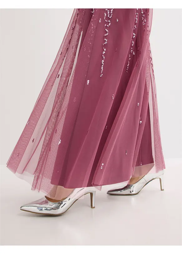 Maxi- oder Abendkleid mit Pailletten, bonprix