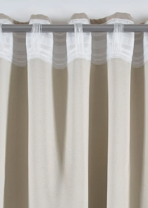 Verdunkelungsvorhang doppellagig (1er Pack), bonprix