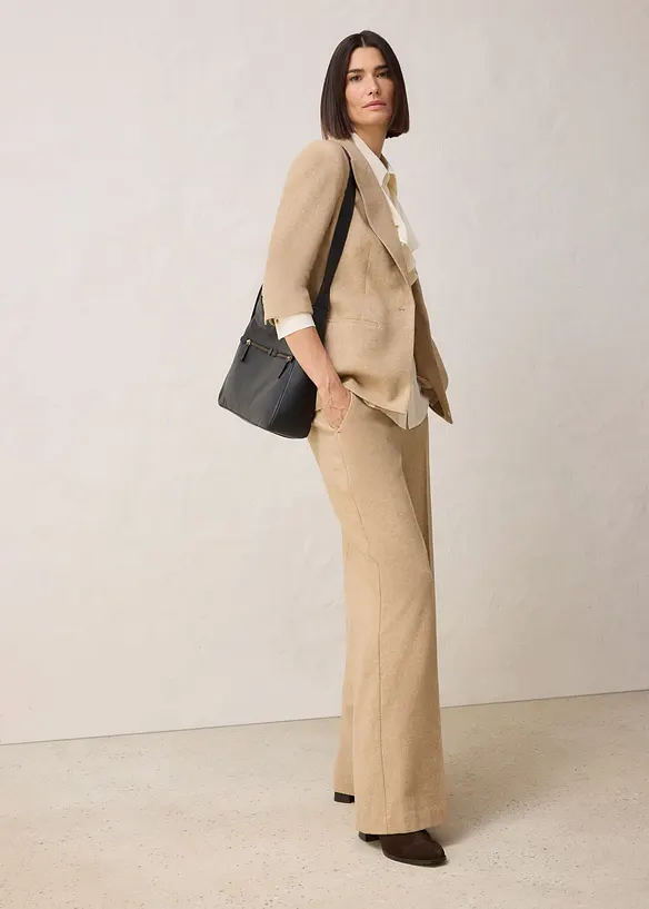 Wollblazer mit Fischgratmuster, bonprix