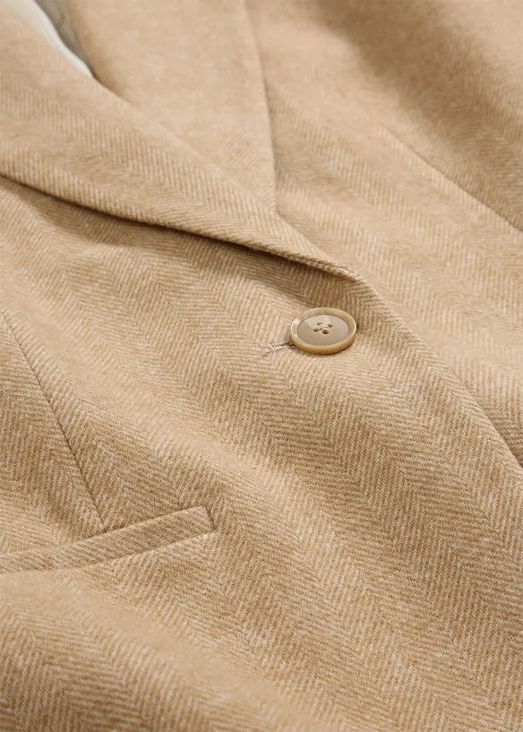 Wollblazer mit Fischgratmuster, bonprix