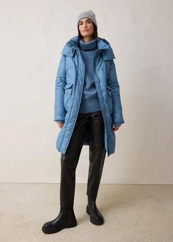 Daunenmantel mit recycelten Daunen, wasserabweisend, bonprix