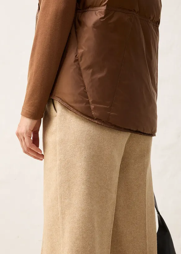 Steppweste mit recycelter Daunen, bonprix