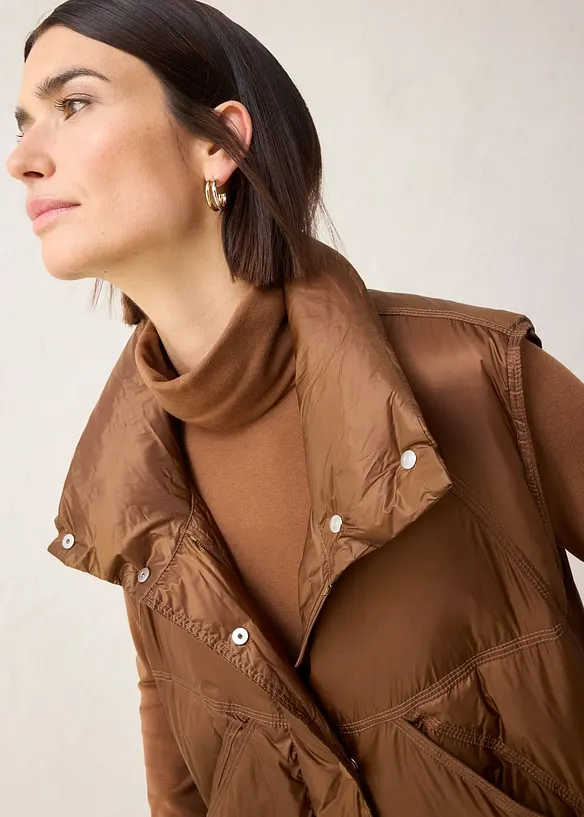 Steppweste mit recycelter Daunen, bonprix