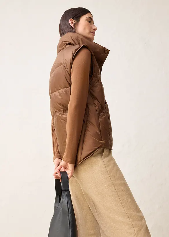 Steppweste mit recycelter Daunen, bonprix