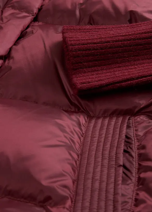 Doudoune à manches en maille, bonprix