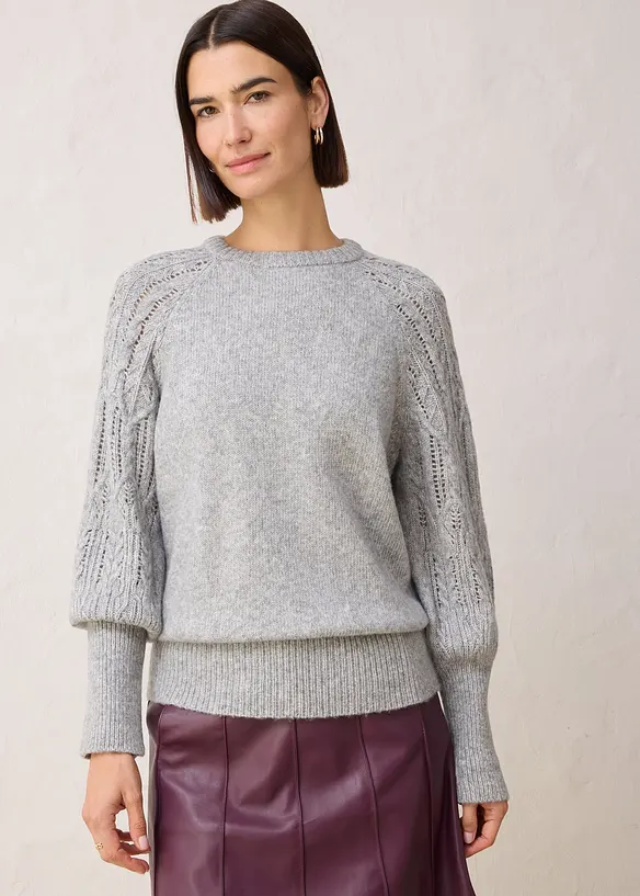 Pullover mit Woll-Anteil, bonprix