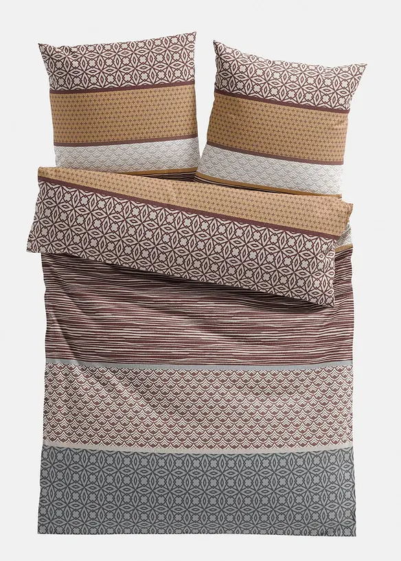 Bettwäsche mit Streifen, bonprix