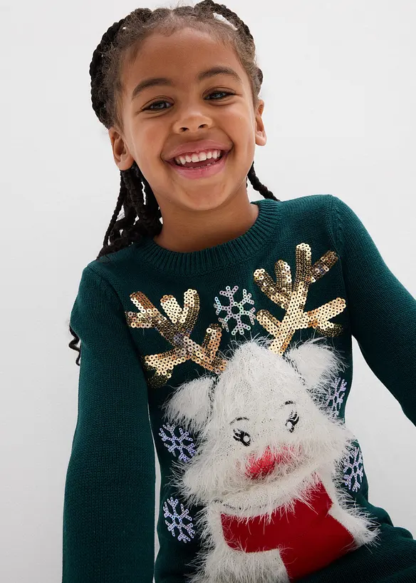 Robe en maille avec sac (ens. 2 pces), bonprix