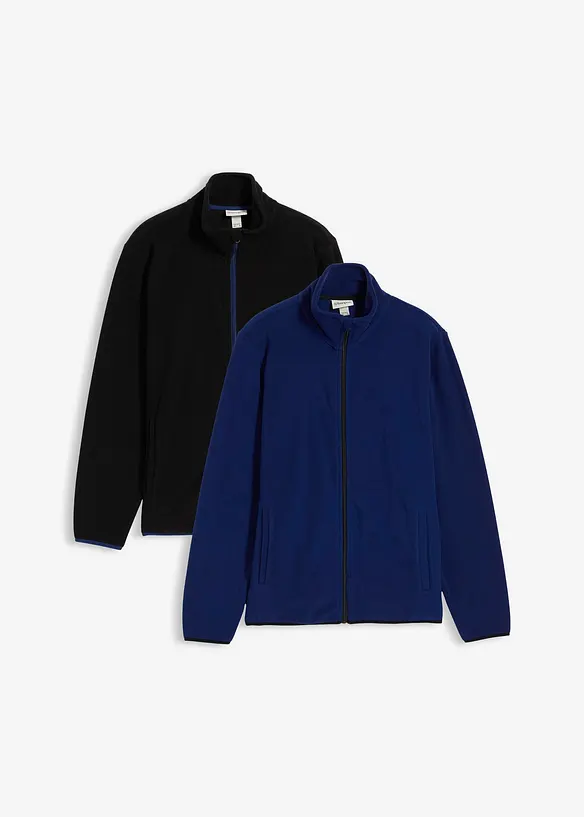 Fleecejacke (2er Pack), bonprix