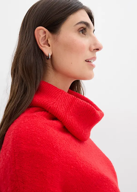 Robe pull oversize &agrave; col boule, bonprix