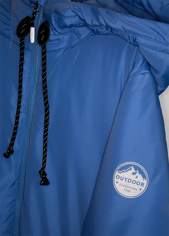 Gesteppter Funktions-Mantel mit reflektierenden Details, bonprix