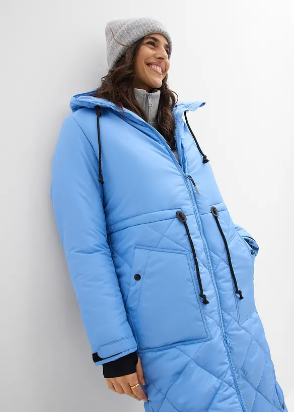 Gesteppter Funktions-Mantel mit reflektierenden Details, bonprix