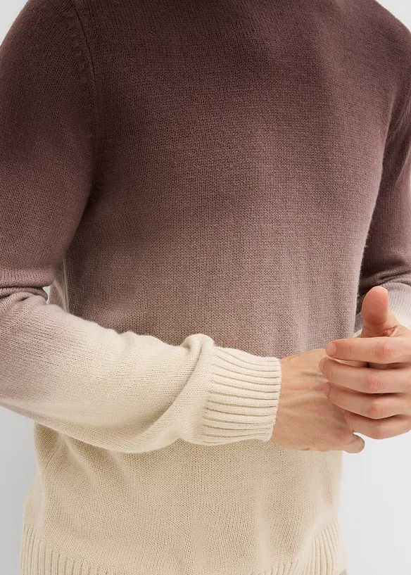 Feinstrickpullover mit Farbverlauf, bonprix