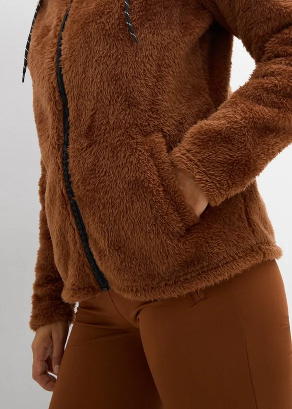 Teddy-Fleece Jacke, bonprix