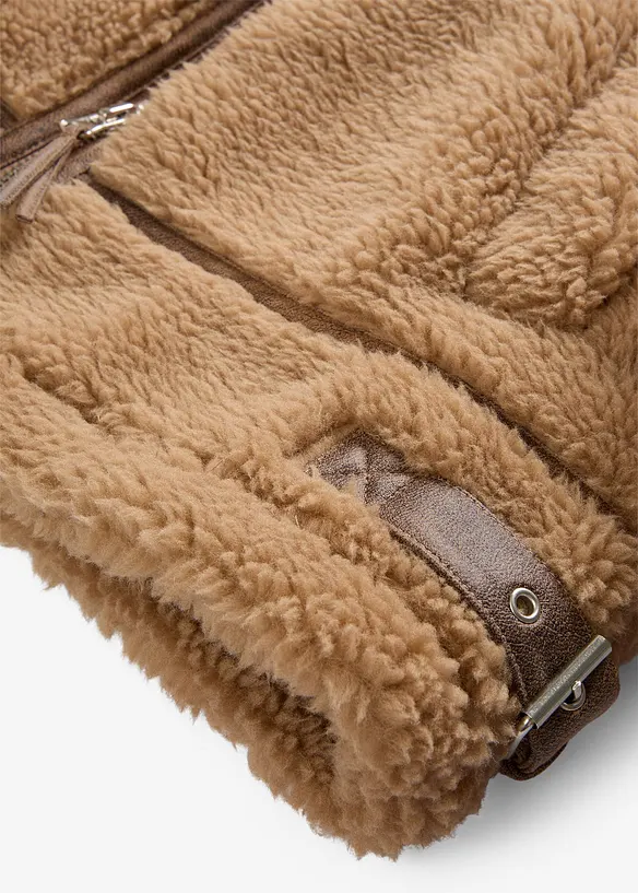 Lammfellimitat-Jacke, bonprix