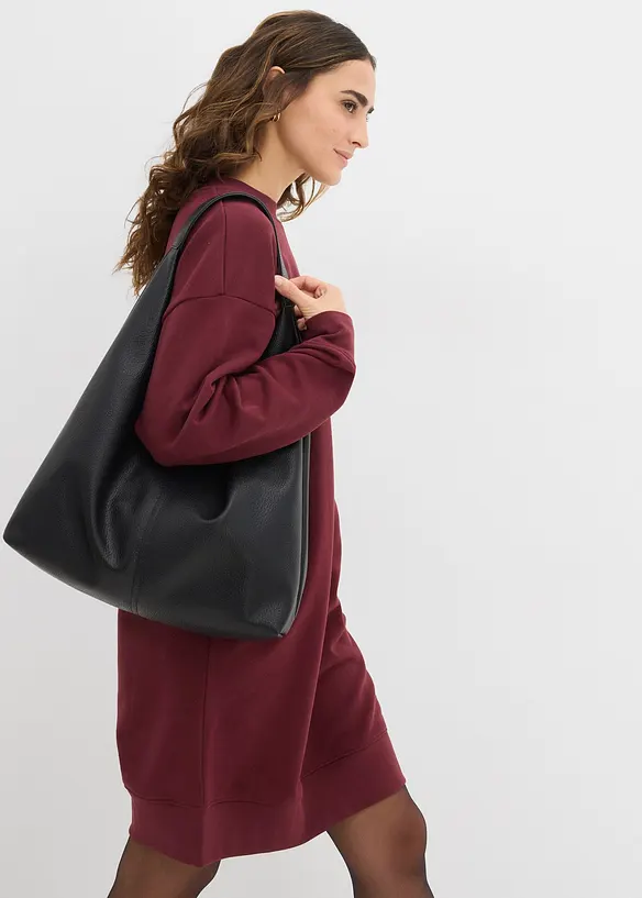 Robe oversize en molleton, bonprix