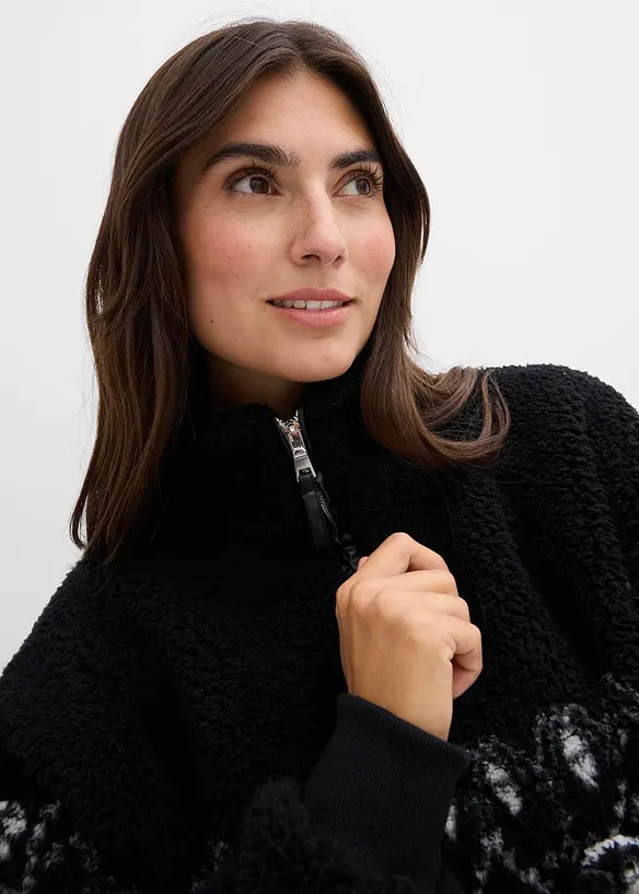 Teddy-Fleeceshirt, bonprix