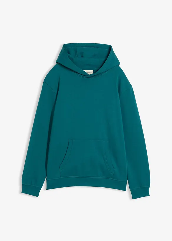 Sweat à capuche en matière douce, bonprix