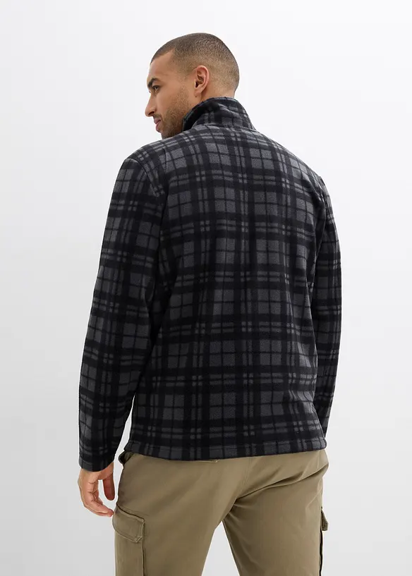 Fleecejacke mit Stehkragen, bonprix