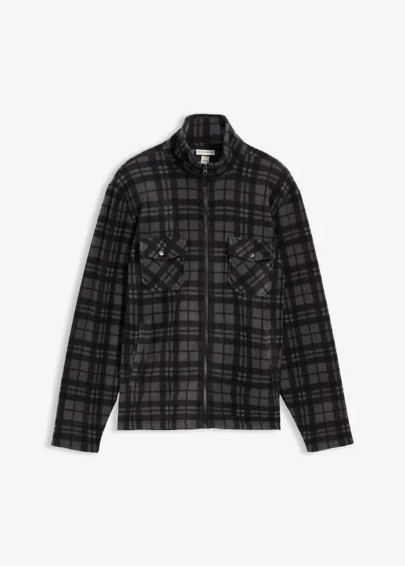 Fleecejacke mit Stehkragen, bonprix