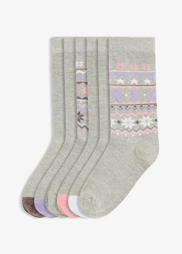 Socken mit Bio-Baumwolle (6er Pack), bonprix