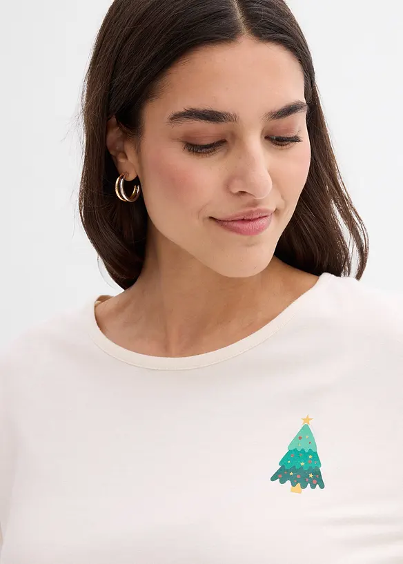 Langarmshirt aus reiner Bio-Baumwolle, bonprix