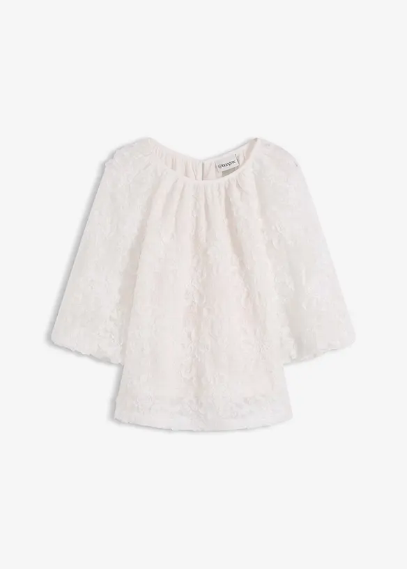 Blouse à motif floral texturé, bonprix